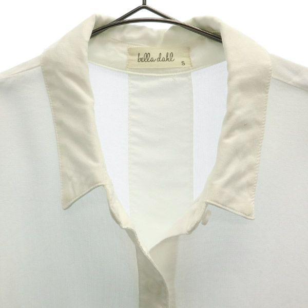 Bella Dahl Long Sleeve Shirt S White Blouse Women Used