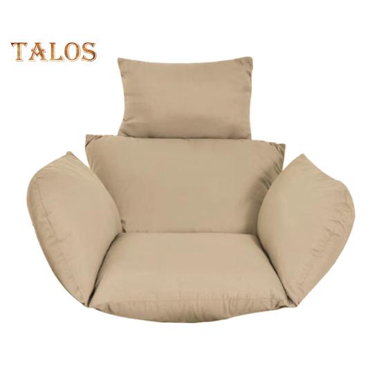 

Подушка для кресла-качалки с подголовником, моющаяся, подвесная корзина, замена подушки для сиденья для патио, садового кресла-качалки хаки