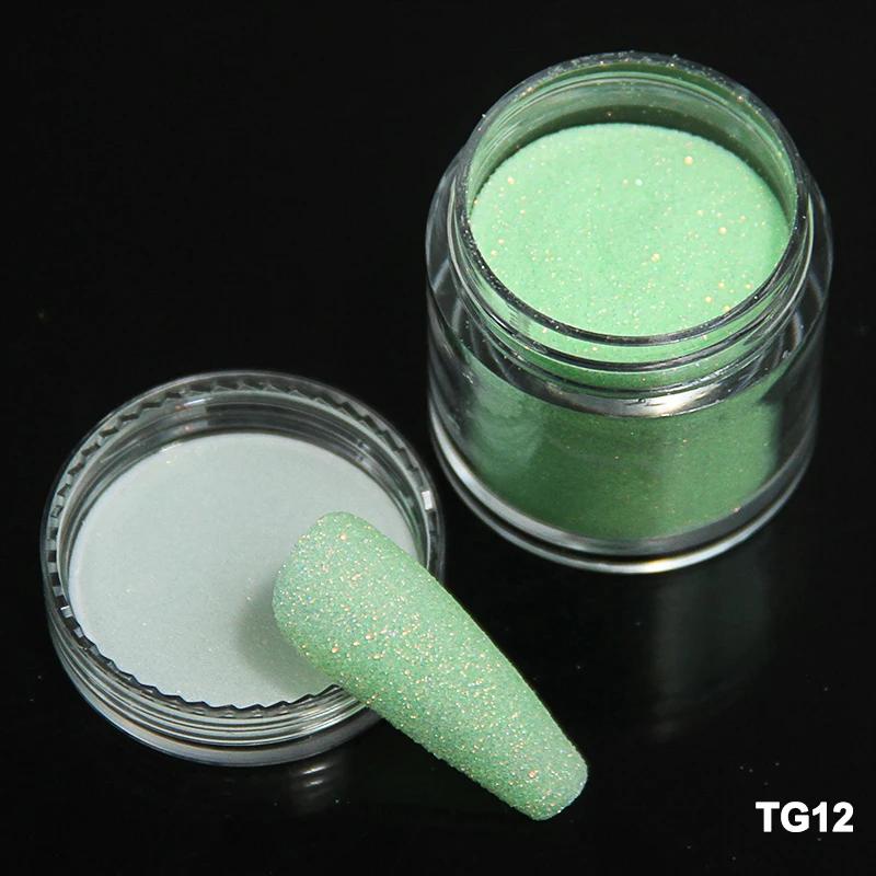 3,5g Paillettes Iridescentes Sucre pour Ongles Coloré Candy Coat Poudre Pigment Pour Manucure Effet Sucre Poussière Brillante Décorations Nail Art