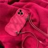 Stilvolle Wave Eage Leder Crossbody Lanyard Strap Handyhülle für iPhone 14 13 12 11 Pro Xs Max X Xr stoßfeste Soft Cover Funda