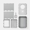 Lettiera per Gatti Completamente Chiusa Anti-Schizzi Tipo Cassetto Extra Large Staccabile Rimozione Odori Toilette per Gatti Domestica Sabbiera Uso Quotidiano