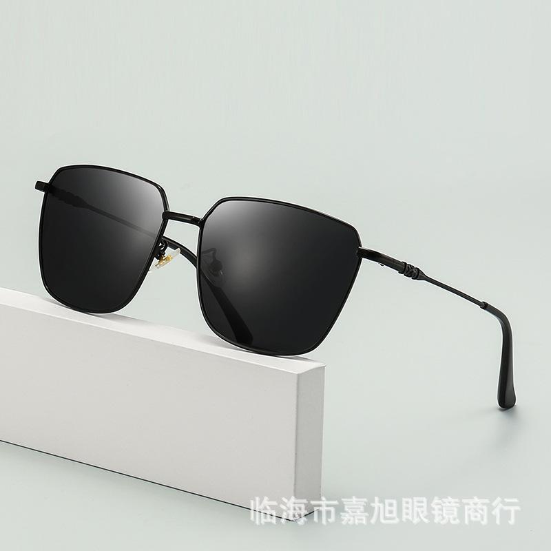 Metal Polarized Sunglasses Men'S Color-Changing Sunglasses Uv-Proof Driving Glasses 5095