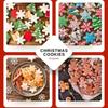 Christmas Cookie Cutters Set, 18 Piece Stainless Steel Holiday Cookie Baking Tools Gingerbread Man Snowflake Christmas Tree Hear Star Angel Shapes