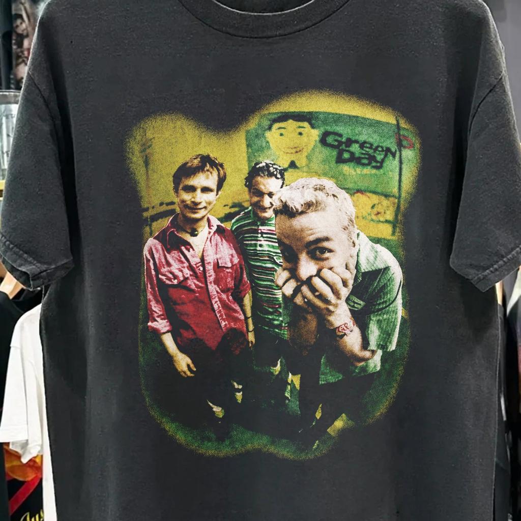 1995 Green Day Insomniac Tour Klassisches T-Shirt Schwarz XXL