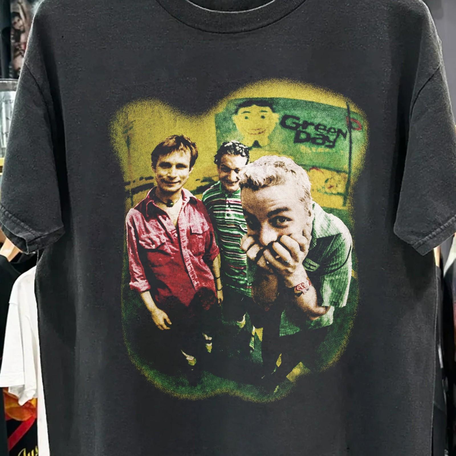 1995 Green Day Insomniac Tour Classic T-Shirt Black XXL L