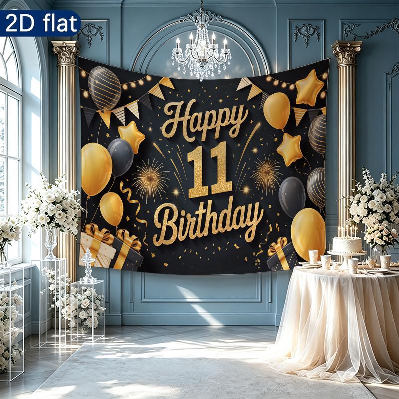 Glitter Party Backdrop 1pc - Celebration Decor