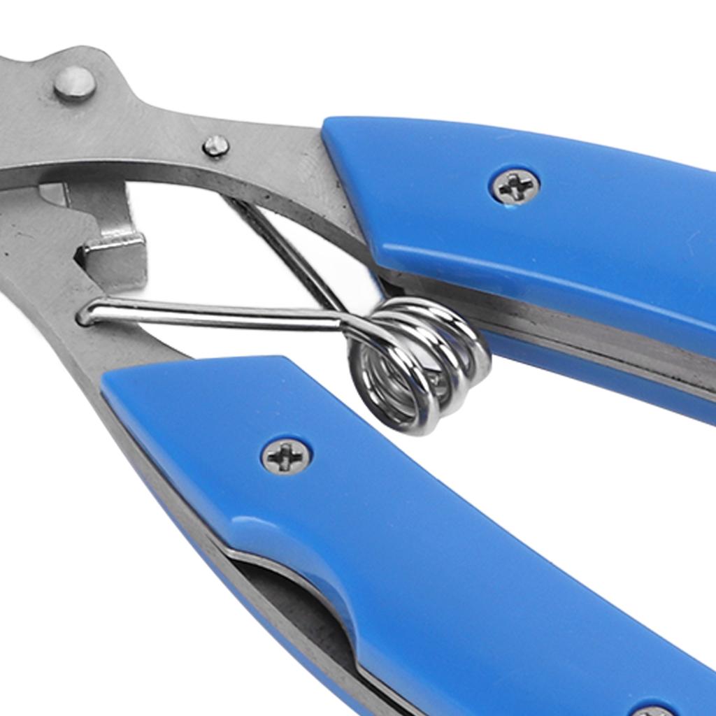 Fishing Pliers Multifunctional Stainless Steel Fishing Scissors with 2 Blades Braid Line Cutters Hook Remover