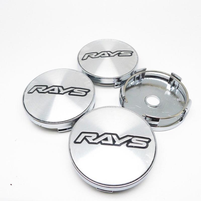4 Stück 60 mm Rays Radmitte Nabenkappe Autofelgen Staubdichte Abdeckung Radkappen Auto Styling Zubehör
