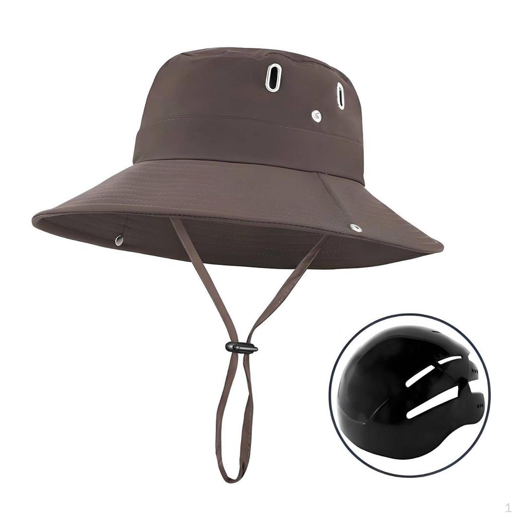 Wide Brim Fisherman Hat UPF 50+ ImpactResistant EN1078 Certified Outdoor