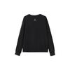 Jordan Contrast Logo Patch Crew Neck Pullover Sweatshirt Men Sweatshirt Black DV4524-010
