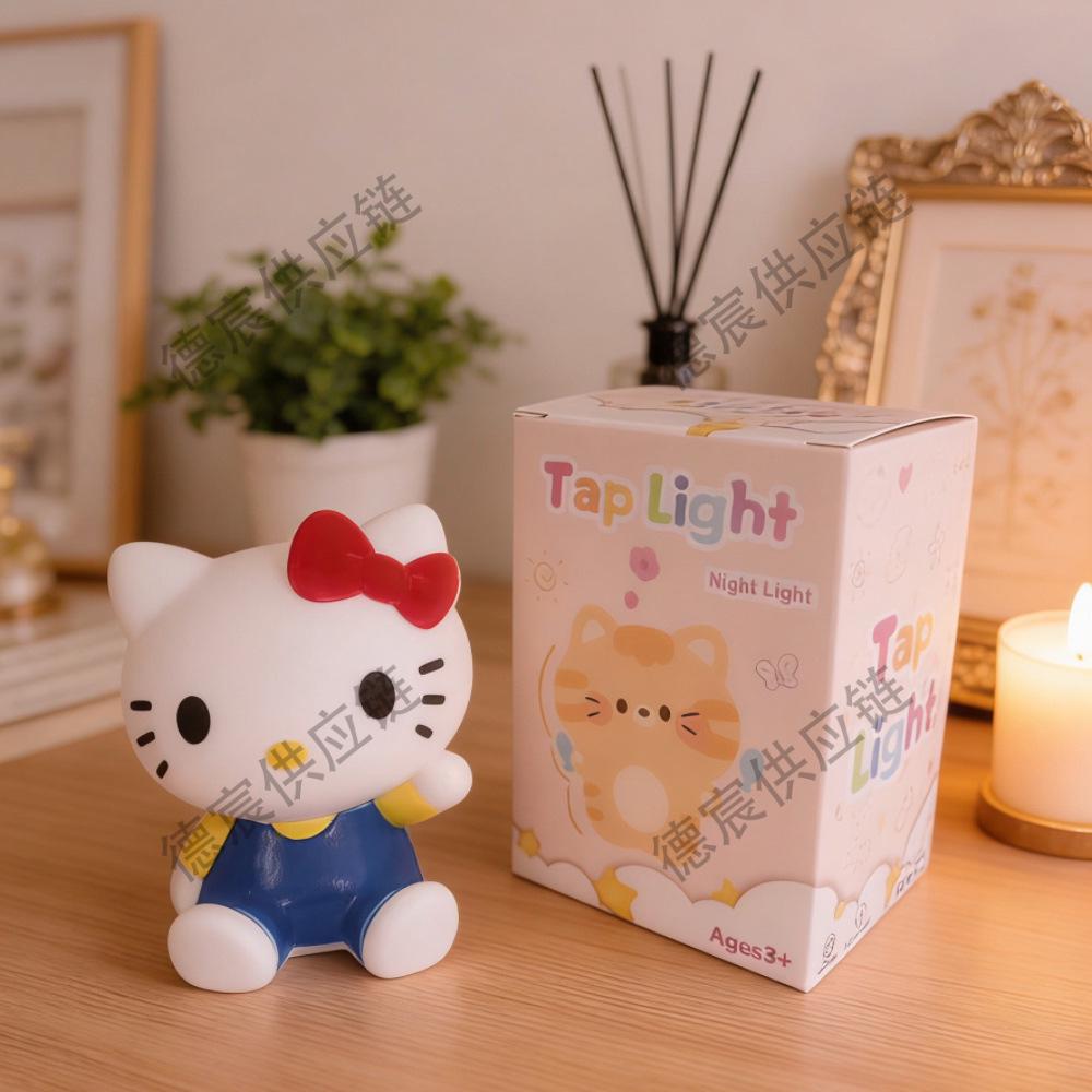 Hello Kitty Cute Cat Night Light - Creative Atmosphere Lamp for Girls' Bedrooms, Perfect Festival and Birthday Gift