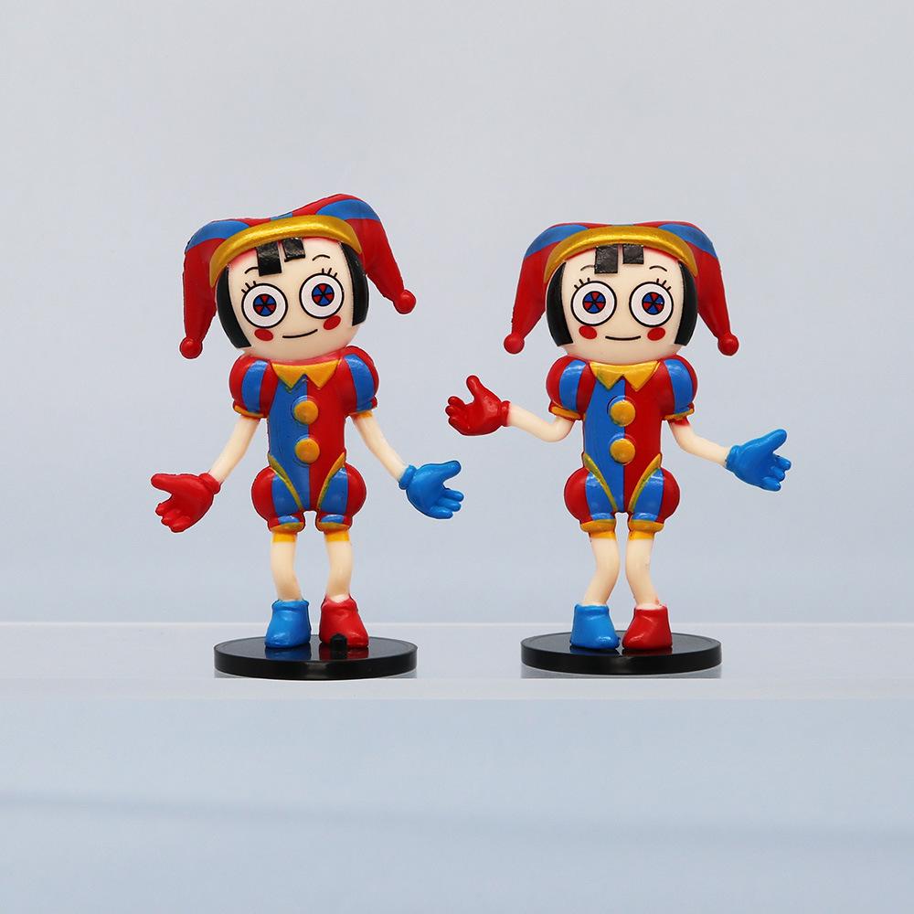 Cute The Amazing Digital Circus Figure Set 7Pcs 10.2cm Cartoon Character PVC Model Toys Desktop Decor Kids Gift Game Peripheral Collectible Statue