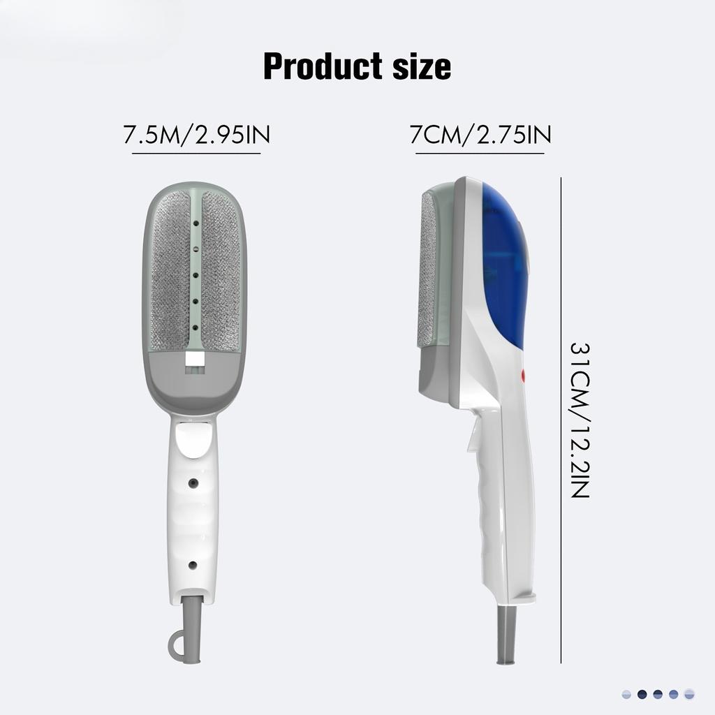 Handheld Steam Iron Portable Steam Wrinkle Remover for Home Office and Travel with Efficient Heating Garment Steamer