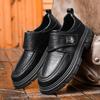Fashion Official Website Hot Selling Men's Leather Casual Shoes British Style Retro Business Shoes Simple Men's Formal Shoes Versatile