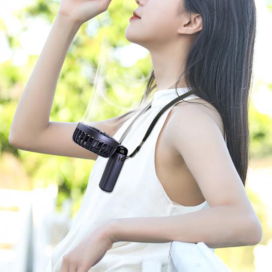 Mini Fan Silent Digital Display Powerful Fashion 5-speed Wind Handheld Cooling Fan