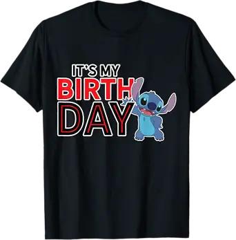 Lilo Stitch Happy Birthday TShirt Size S 4XL S
