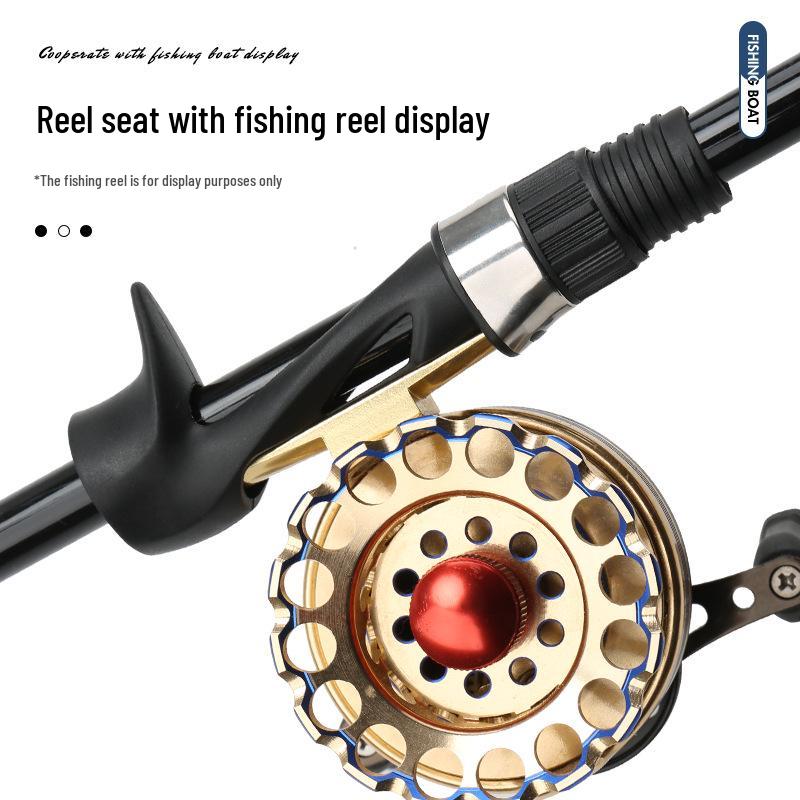 Plastic Reel Seat and Sleeve for Tube-type Fishing Reels - Available In Large and Small Sizes with Hollow Bottom Design