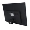 15" HD Screen Touch Button Digital Photo Frame Alarm Clock MP34 Movie Player (Black)