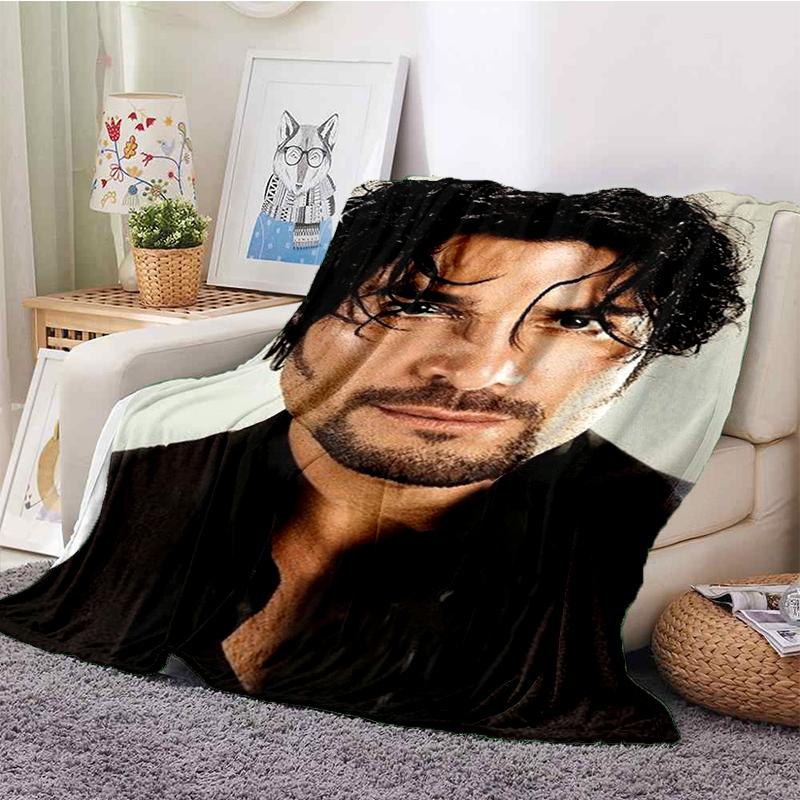 3D Print Chayanne Puerto Rican Latin Pop Gift Blanket,Soft Throw Blanket for Home Bedroom Bed Sofa Travel Picnic Cover Kids