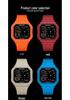 SANDA Unisex Fashion Square Multifunctional Wristwatch – Waterproof, Alarm, Electronic Timer.