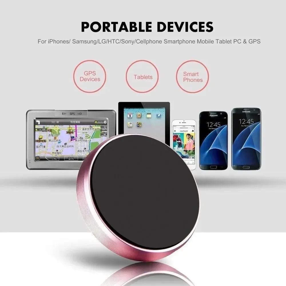 Magnetic Car Phone Holder Magnet Mount Bracket Stick On Car Dashboard Wall Mobile Cell Support In Car for iPhone Samsung Xiaomi
