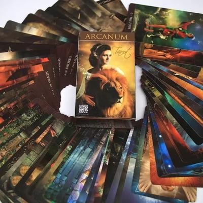 Karty Tarota Arcanum Tarot A 78 Deck Oracle English Visions Divination Edition Borad Playing Games