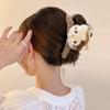 Reversible Cute Cat and Shark Claw Clip for Updo Hairstyles - Cartoon French Style