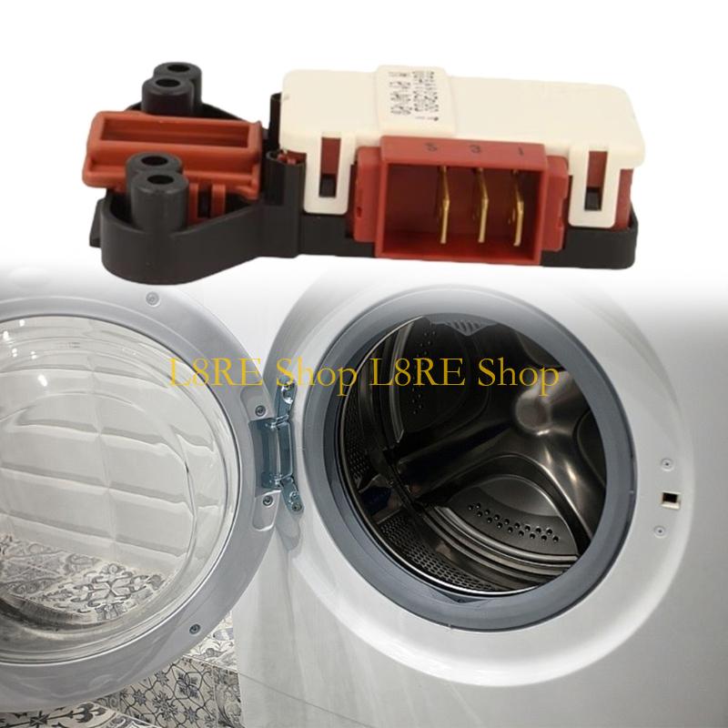 L8RE Washer Dryer Door Lock Switches Replacement Part Heavy Duty ABS Texture Safety Lock Mechanism for Top Load Models