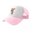 Pink Cute Chill Guy Funny Pool Party Mesh Baseball Caps Unisex Personalized FeUnisex Beach Coquette Hat Peaked Cap