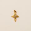 18K Gold Electroplated Stainless Steel Horseshoe Pendant for DIY Accessories