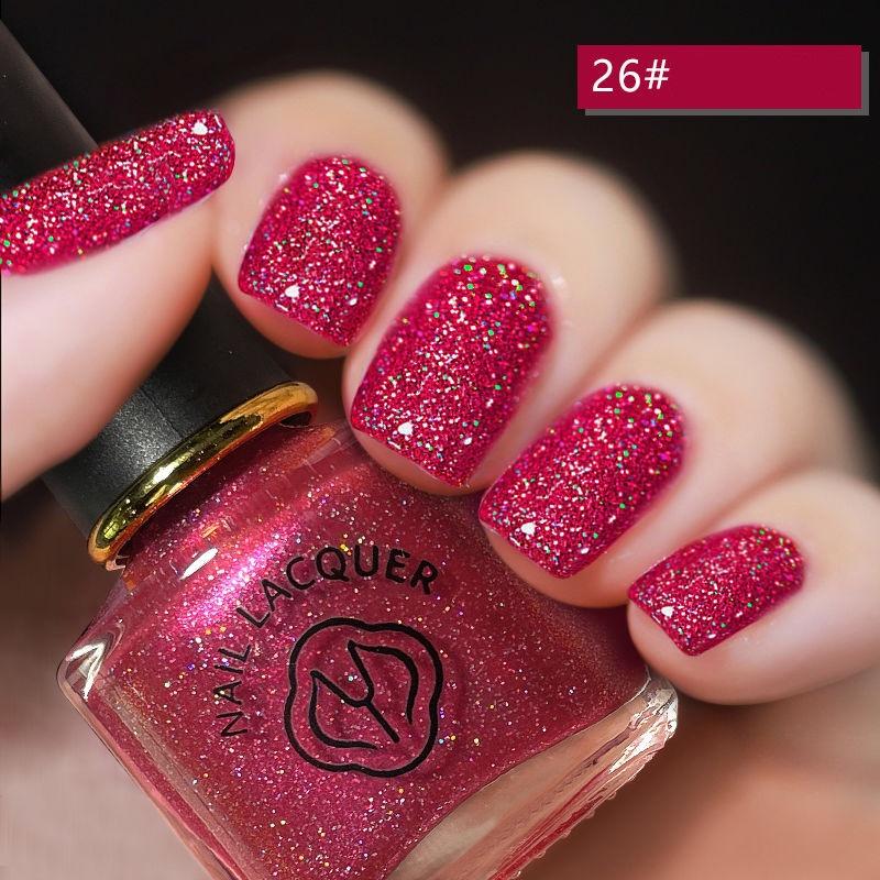 

26 цветов нового лазерного лака для ногтей Net Red Star Diamond Violet Snow Leaf Lotus Light Fish Smoke Rose Gold 26
