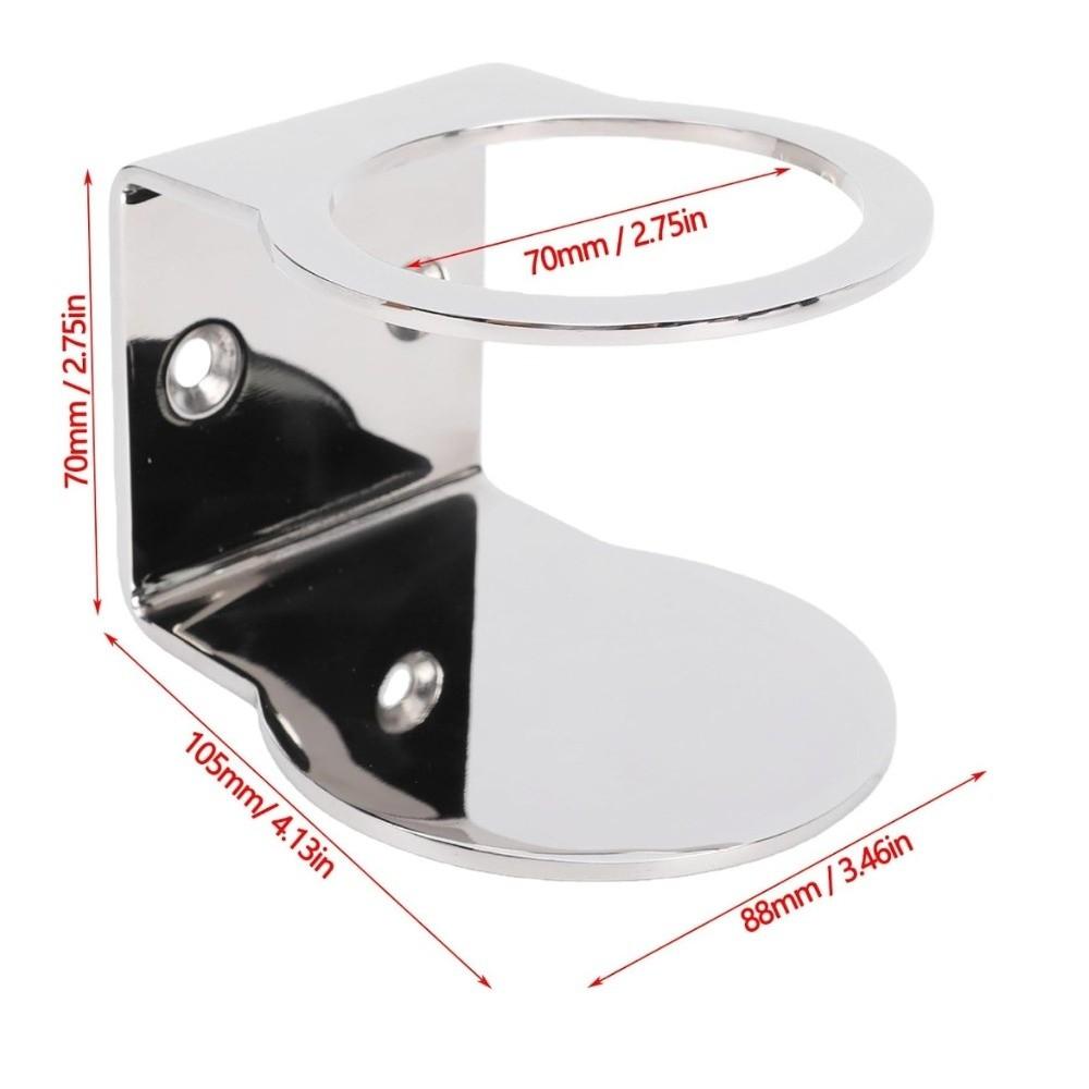 Silver Boat Cup Holder 316 Stainless Steel Marine Beverage Holder For Yachts