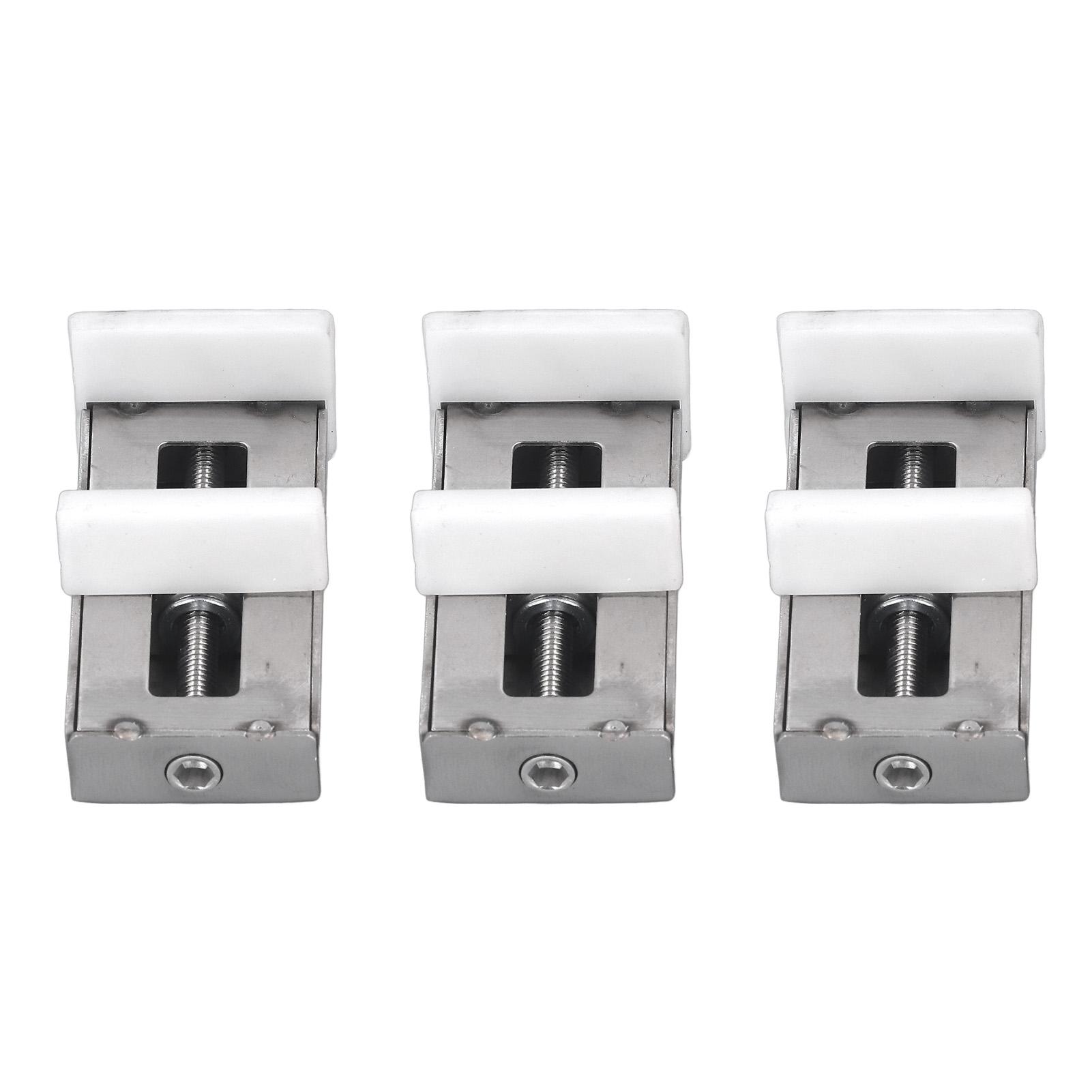 

3 Pcs Set Window Lock Adjustable Stainless Steel Sliding Door Window Security Lock with Key