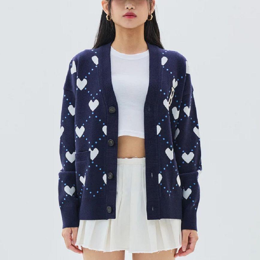 New MLB Boston Red Sox Knitwear Women's Blue 3AKCH0134-43NYD