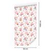 Bear White and Coral Wallpaper for Living Room and Bedroom 50x1000