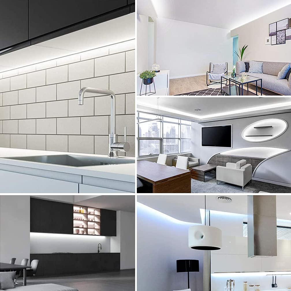 LED Strip Lights, Illumination Lights with Motion Sensor, Indirect Lighting, Front Emitting, Cuttable, Double-Sided Tape, Easy Installation, USB