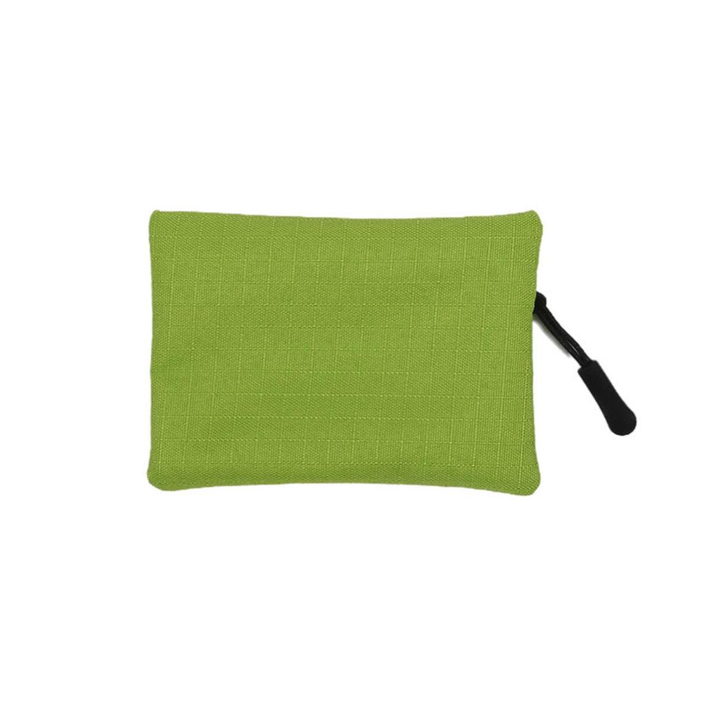 Credit Card Holder Kids Mini Cute Purse Oxford Cloth Coin Purse Women Zipper Coin Pouch Key Earphone Data Cable Card Bag