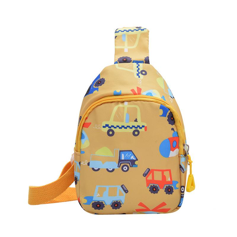 2026 Trendy Graffiti Car Chest Bag: Cute, Large-Capacity Snack & Backpack for Girls