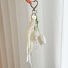 Portachiavi Creativi Cuffiette Piccole Colore Argento Portachiavi Cuffiette Ciondolo Carino per Cellulare per Donna