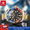 OLEVS 3610 Luxury Man Watch Steel Strap Original Calendar Quartz Watch For Men 30M Waterproof Luminous Business Men's Hand Clock