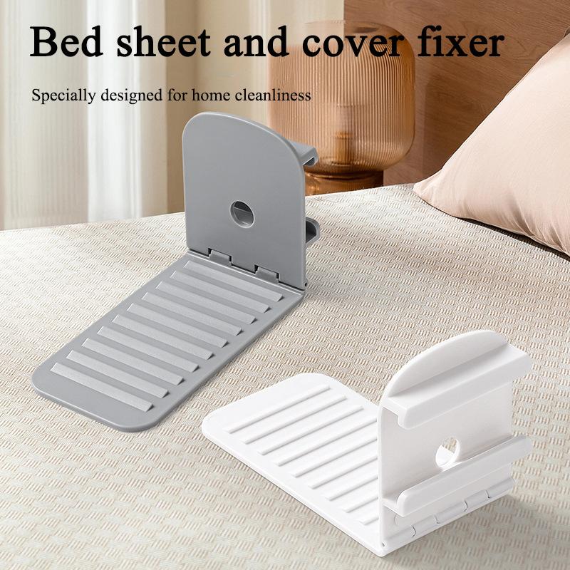 4pcs Multi-Functional Non-slip Bed Sheet Holder Adjustable Plastic Bed Cover Fixing Clip Household Anti-Shift Fasteners Home