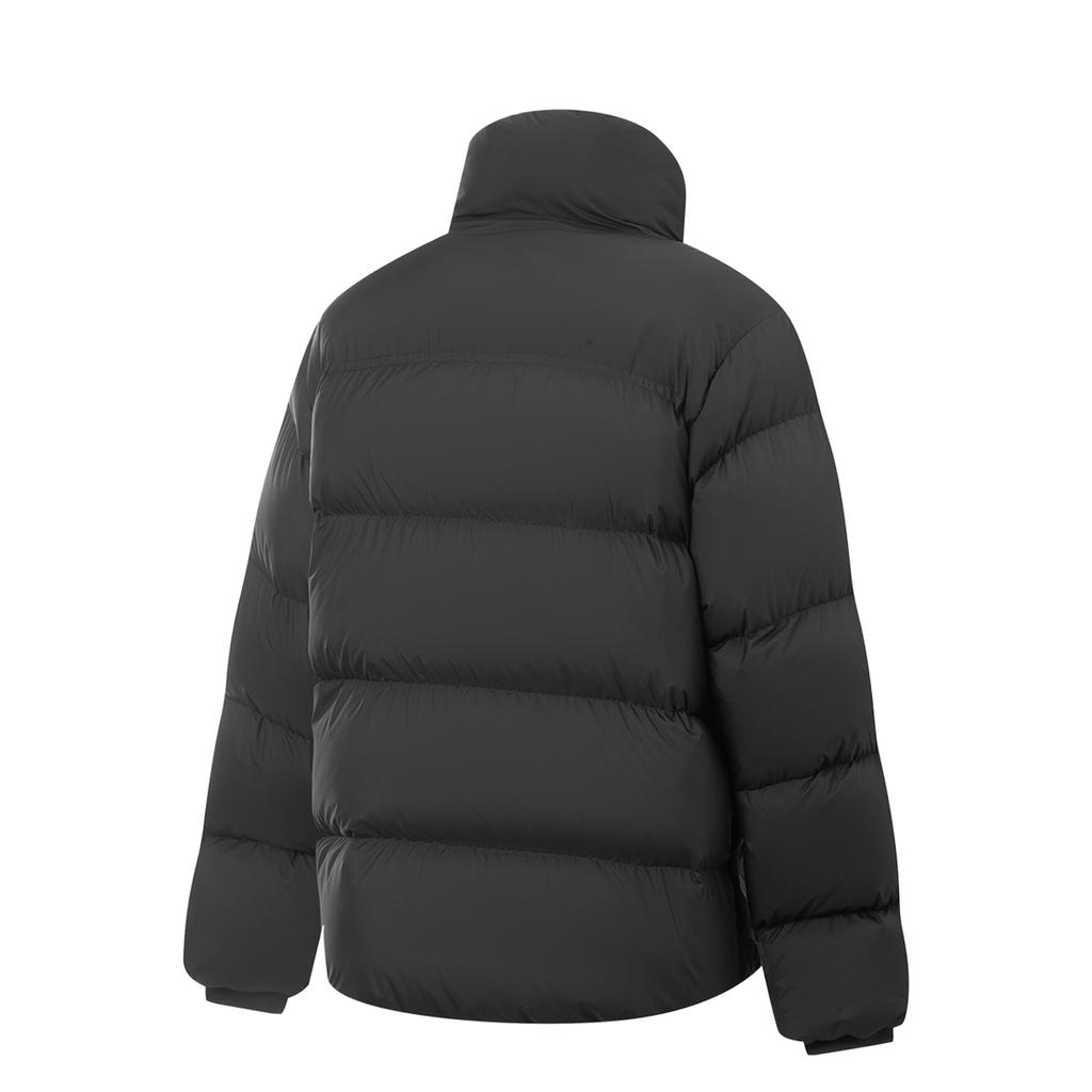 Giacca imbottita da donna Li Ning con colletto alto 3D, logo, cerniera, capospalla AYMV186-1