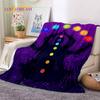 3D Yoga Meditation Rainbow 7 Chakra HD Soft Flannel Blankets,Throw Blanket Comfortable Blanket for Picnic Beds Home Bedroom Gift