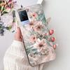 For Vivo V21 4G Case V2066 V2108 New Luxury Flowers Painted Cover Soft Slim Phone Case For Vivo V21e V2061 V 21 VivoV21 e Fundas