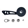 Aluminum Alloy Fishing Reel Handle EVA Oval Metal Rocker Spinning Reel Grip Rotatable Arm Grip Baitcasting Reel Handle