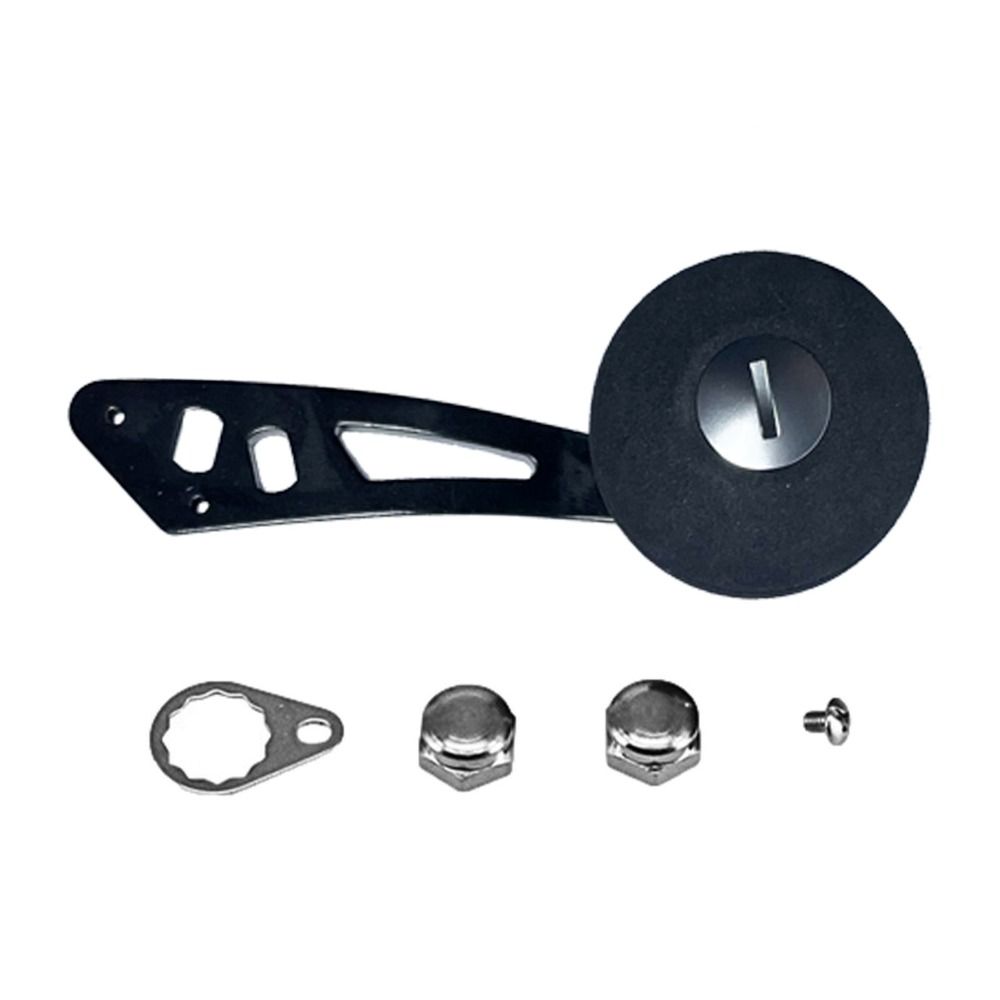 Aluminum Alloy Fishing Reel Handle EVA Oval Metal Rocker Spinning Reel Grip Rotatable Arm Grip Baitcasting Reel Handle