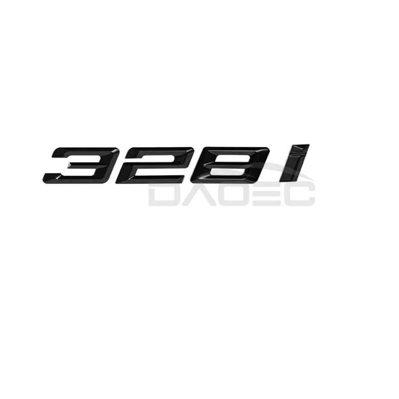 Car 3D ABS Trunk Letters Logo Badge Emblem Decal Sticker For BMW 3 Series 320i 325i 328i 330i 335i E46 E90 E91 F30 F31 F34 G20