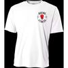 Men's Fighting Short Sleeve Pure Cotton Round Neck Imported Digital Sports Sweat Clothing