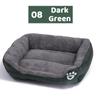 Square Comfortable Double Sided Available Large Pet Dog Sofa Bed  19 Colors Picture Memory Foam Pet Bed Solid Stocked