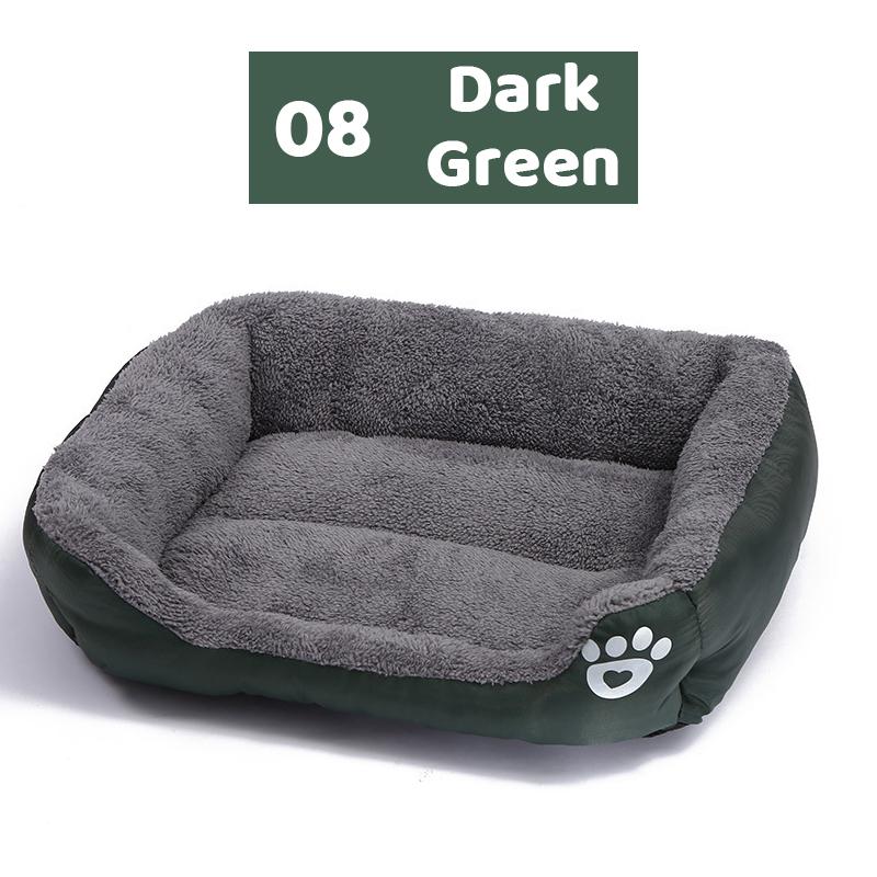 Square Comfortable Double Sided Available Large Pet Dog Sofa Bed 19 Colors Picture Memory Foam Pet Bed Solid Stocked